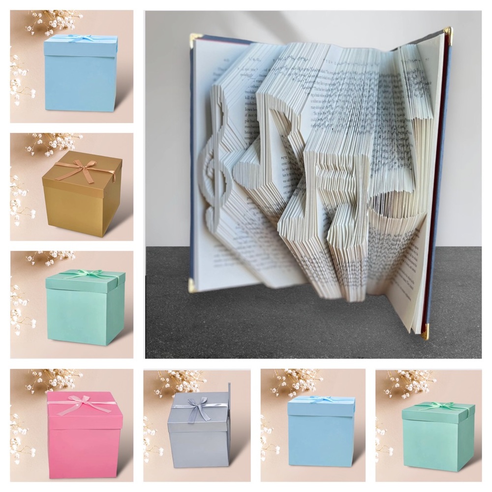 𝑯𝒂𝒏𝒅𝒎𝒂𝒅𝒆 “Music Notes” Book Folding 🎁 - Picture 2 of 9